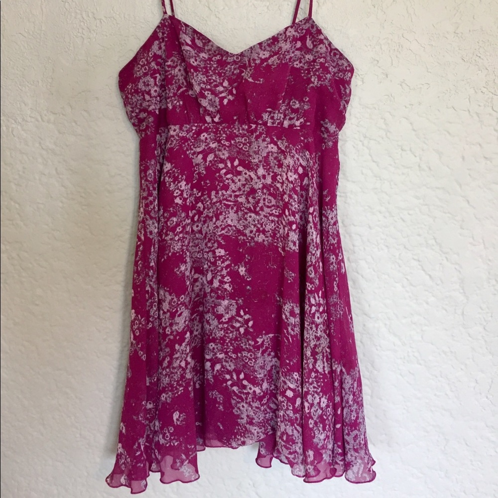 Pins & Needles Baby doll Maroon Dress